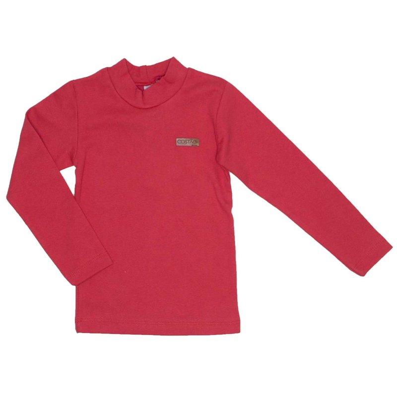 blusa basiquinha ribana vermelha 8805