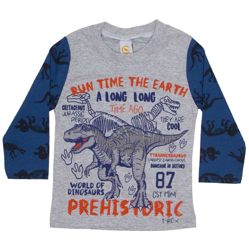 camiseta dinossauro prehistoric mescla 8806 02