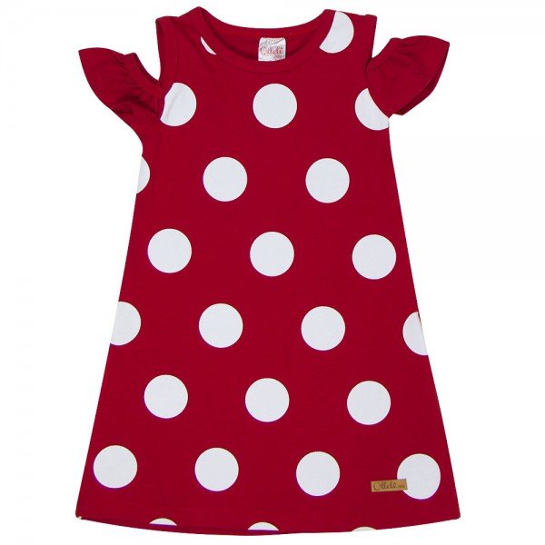 vestido poa infantil