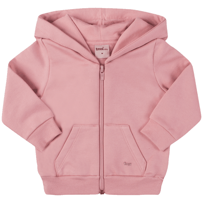 13009 jaqueta bebe menina moletom basica rosa blush 9007