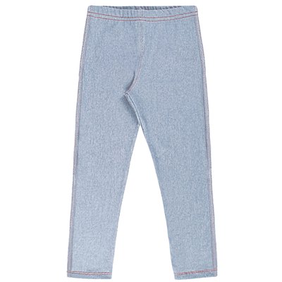 13012 calca legging menina cotton jeans claro 9112
